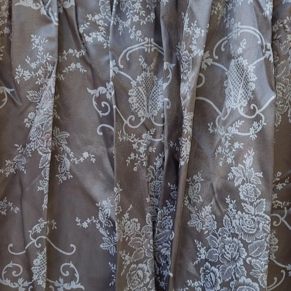 Gunne Sax Black Brocade Lace Detail Formal Dress 5 - Picture 3 of 7